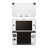 Skins4u Aufkleber Design Schutzfolie Vinyl Skin kompatibel mit Nintendo 3DS XL Solid State White