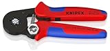 KNIPEX Selbsteinstellende Crimpzange für Aderendhülsen mit Seiteneinführungmit...