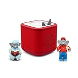 tonies Toniebox 2 Bundle Incl. 2 Benjamin Blümchen, Rot, Audioplayer für Hörbücher, Lieder,...