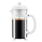 Bodum 1908-913 Java Kaffeebereiter, 8 Tassen, 1 L, Mehrlagig, weiß, 10,6 x 16,3 x 24,5 cm, 6...