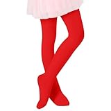 Ballettstrumpfhose Mädchen, Ballettstrumpfhose Mädchen Feinstrumpfhose Stretch Mit Fuß Ballett...