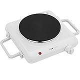 Clatronic® Kochplatte für Camping, Küche oder Büro | Kochplatte 1er: Ø ca. 180 mm | Herdplatte...