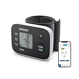 OMRON RS3 Intelli IT Handgelenk-Blutdruckmessgerät, klinisch validiert, mit kostenloser Smartphone...