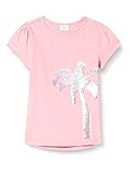 s.Oliver Mädchen 2130567 T-Shirt mit Wendepailletten, Rosa 4325, 92-98