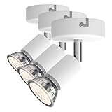 Philips Meranti Spot, 1x50W, weiß, exkl. Leuchtmittel (Packung mit 3)