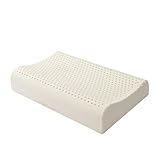 100 % Naturlatex-Kissen, konturiert, Memory-Schaum, Nackenstütze, ergonomisches Seiten- und...