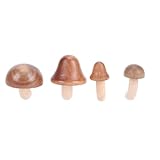 Hamwesh Pilz-Kühlschrankmagnete, Einzigartiges, Handgefertigtes 3D-Pilzmagnet-Set aus Holz mit...