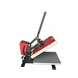 MKHFP Industrielle Presse Transferpresse, 38 x 38 cm, 1800 W, Multifunktionsdrucker,...