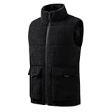 Chickwin Weste Herren Outdoor Winter M-9XL, Weste Damen Herren mit Taschen Leicht Ärmellos...