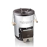 Petromax Raketenofen | extrem effiziente Verbrennung von Holz, Tannenzapfen und Co. | Kochen, Braten...