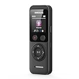 128GB Digital Diktiergerät - BMDSAE Dictaphone mit Dual Mikrofon 3072 Kbps HD AB Wiederholung...