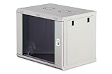 DIGITUS Netzwerk-Schrank 19 zoll 9 HE - Wandmontage - 450 mm Tiefe - Traglast 60 kg - Dynamic Basic...