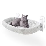 GUUSII HOME Fensterliege für Katzen Katzenbett Fenster Hängematte Katzenhängematte Katze...