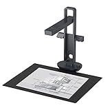 CZUR Buchscanner 14MP Scanner mit Led Schreibtischlampe, Dokumentenscanner mit OCR für Win und Mac,...