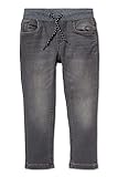 C&A Kinder Jungen 5-Pocket Jeans Straight Stretch|Polyester|Baumwolle|Denim Jeans-grau 122