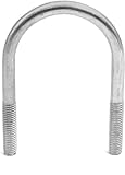 Design61 4X Bügelschraube M10 x 90 x Ø 50 mm Bügelbolzen Gewindebügel Galvanisch Verzinkt...