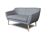 Sofa Scandi 2-Sitzer, Kollektion Scandinavian Design, Holzfüße, Couch 2-er, Couchgarnitur,...