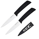 Amefa AUENTHAL Keramikmesser, 10 cm Klingenlänge, weiße Klinge aus Keramik, extrem scharf,...