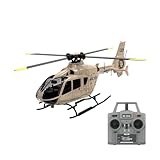 NULA RC Hubschrauber Spielzeug für Erwachsene, C123 1/36 EC135 Ferngesteuertes Helicopter 2.4G 6CH...