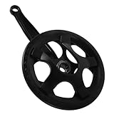 LOORGVEL Singlespeed Kurbelgarnitur mit 42 Zähnen Kettenblatt 255X15X4cm für Mountainbike und...