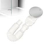 Hojalis Ablaufgarnitur Dusche 90 Mm, Duschtasse Abfluss Set Mit Geruchssperre,Haarsieb, Duschablauf...