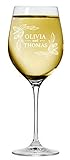 AIGAT Personalisiertes Weinglas, 450 ml, Geschenk für Frauen oder als Geschenk für ihn,...