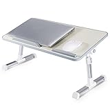 Laptop-Schreibtisch für Bett, verstellbares Computer-Tablett, faltbarer Betttisch für Laptop,...