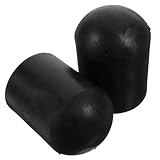 JOINPAYA 2 Stück Hecksäulenlederpolster Zubehör Cello Instrumentenschutz Gummi Black