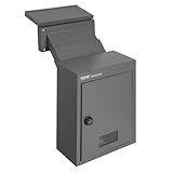 VEVOR Mauerdurchwurf Briefkasten Zahlenschloss, robuster Einbaubriefkasten aus Stahl für Wände mit...