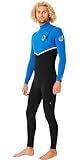 Rip Curl 2025 Männer E-Bomb 3/2mm Zip-frei Neoprenanzug WSMYRE - Black/Blue
