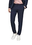 s.Oliver BLACK LABEL Herren 160.11.899.18.180.1259020 Anzughose mit Stretchkomfort, Blau (Dark Blue...