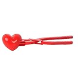 Ahagogo Schneeballclip Schneeball Kindermuster Winterform Outdoor-Spielzeughersteller Herz...