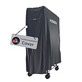 HUDORA Tischtennisplatten Abdeckung in 187x72x156 cm - PU-beschichtete Tischtennis Hülle - Schutz...