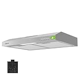 CIARRA CBCS6903D A+ Dunstabzugshaube Unterbau 60 cm Umlufthaube Umluft Abluft 3 Leistungsstufen...