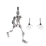 AISINILALAO DIY Einfaches Metallpuppenskelett, 12Cm-20Cm Metallskelett Zur Herstellung Von...