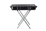 Praktischer Koffergrill Klappgrill ideal für Camping, Urlaub & Picknick - tragbarer Mini Faltgrill...