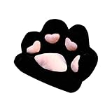 delr Katzenpfotenform Sitzkissen Faule Sofa Bürostuhl Pad Plüsch Warm Hautfreundlicher Bodenmatte...