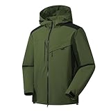 Zanisouta Softshelljacke Herren Winddicht Winterjacke Warme Gefüttert Fleecejacke Regenjacke...