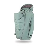 fun2bemum Enigma 4in1 BACK/FRONT Softshell Jacke,Tragejacke, Babytragejacke,Schwangerschaftsjacke...