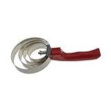 BESTonZON Edelstahl Curry Kamm mit Ergonomischem Griff Ring Federbürste für Pferde Beidseitig...