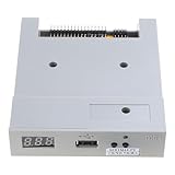 Thewasc Tragbares FDD-Diskettenlaufwerk mit 3,5 Zoll (8,9 cm), 1,44 MB, USB-Diskettenlaufwerk,...