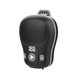 Tragbarer Bluetooth-Lautsprecher, Bluetooth 5.4 Outdoor Lautsprecher, IPX5 wasserdicht Clip-On-Casse...