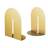 Ondeam Runway Bookends für Bücher,1 Paar Metall Bogen Mode Einfachheit Buch Halter für Büro...