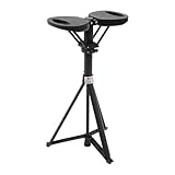 TaNeHaKi Klappbarer Gehstockstuhl Verstellbarer 87-95 cm Gehstock Mit SitzfläChe Traglast 150 Kg...