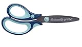 Pelikan griffix Schulschere rund, Schere für Linkshänder, blau, 1 Stück