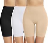 Memoryee 3 Pack Radlerhose Damen Boxershorts Unter Kleid Rock Anti Scheuern Unterhosen Kurze...