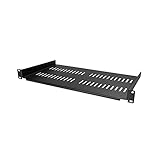 StarTech.com 1HE Fachboden - 1U perforiertes Universal-Rack-Montage-Server-Rack-Regal für 19 Zoll...