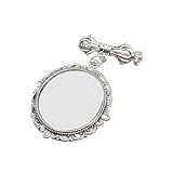 Bunte Brosche in Fotorahmenform für Frauen, handgefertigt, oval, Anstecknadel, anspruchsvolle...