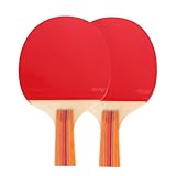 ifundom 1 Satz Tischtennis Racket Set mit Rutsch Griff Tischtennisschläger und Bälle für Training...