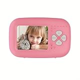 Kinderkamera, 5,1 cm (2 Zoll) HD-Bildschirm, Digitalkamera mit Druck-MP3-Dual-Objektiv-Muster,...